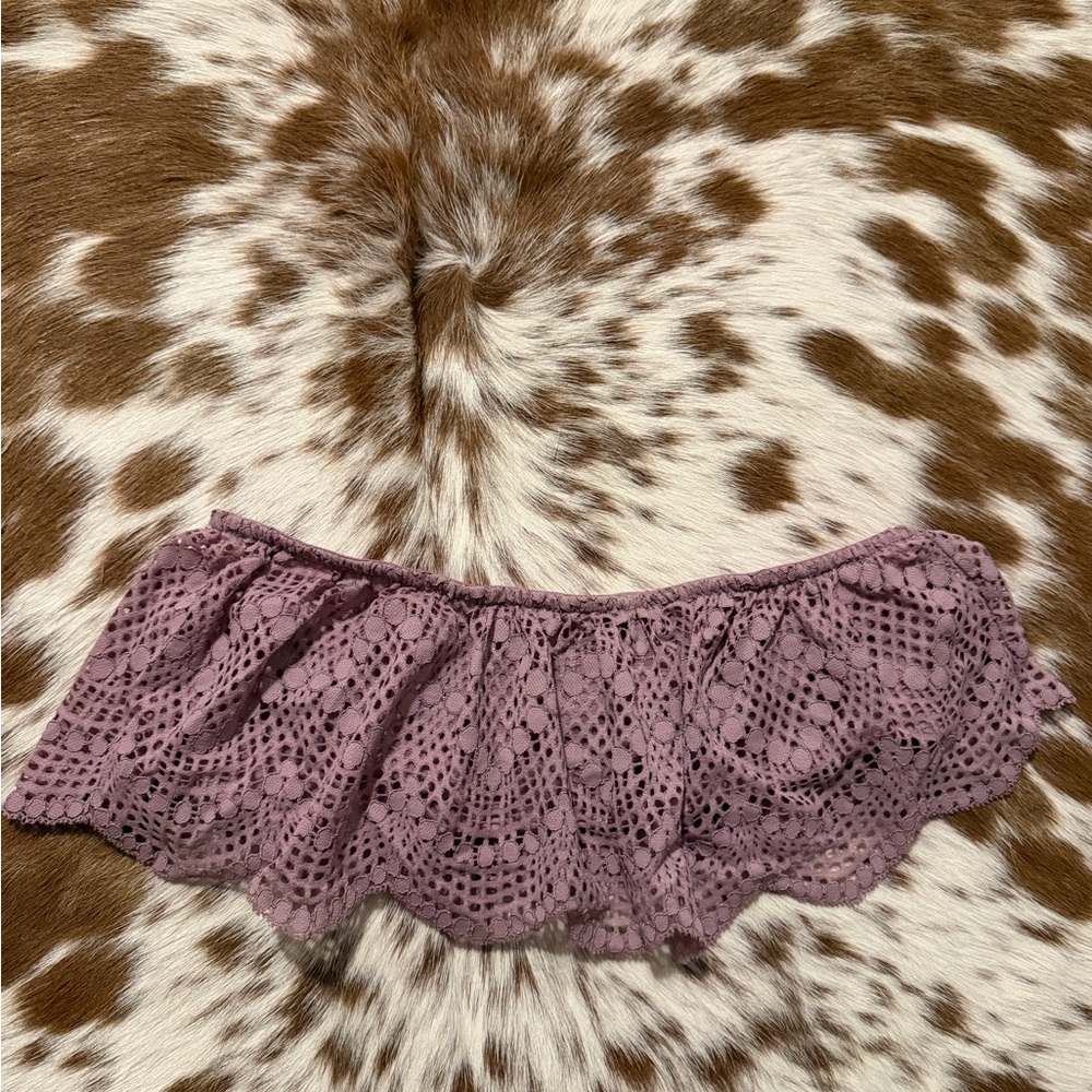 Victoria's Secret Mauve Lace Detail Top